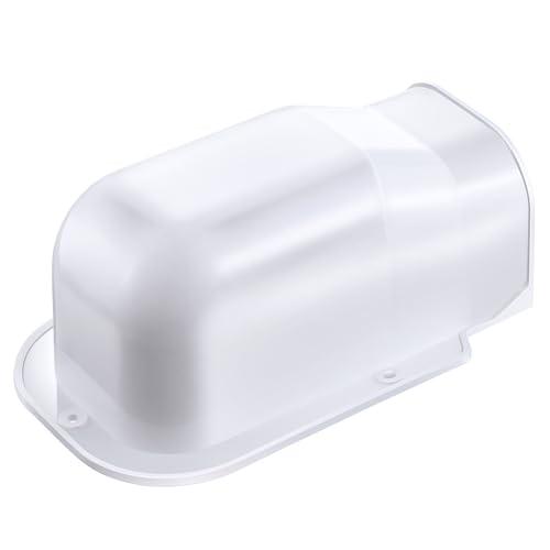 Wandanschlußstück, Klimaanlage Dekoratives PVC Line Abdeckung Kit für Split und Zentrale Klimaanlage und Wärmepumpe Linie, Dekorative PVC-Rohrabdeckung für Wanddurchführung Klimaanlage (Horizontal)