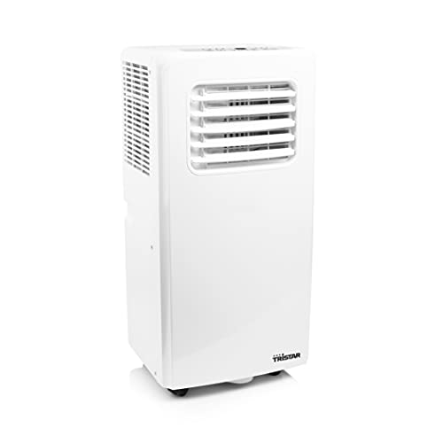 Tristar AC-5529 Mobile Klimaanlage – 9000 BTU – Kombinierte Kühl-, Entfeuchtungs- und Ventilatorfunktion – mit Fernbedienung – Abdichtungsset inkl.