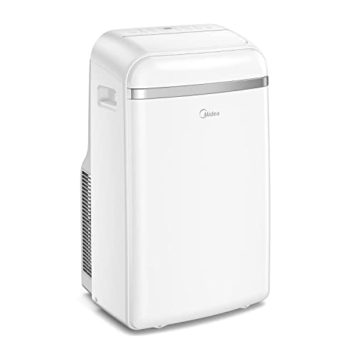 Midea Mobiles Klimagerät MPD-12CRN7, 12000 BTU 3,5kW, Kühlen&Ventilieren&Entfeuchten, Raumgröße bis 117m³(43㎡), Mobile Klimaanlage mit Abluftschlauch