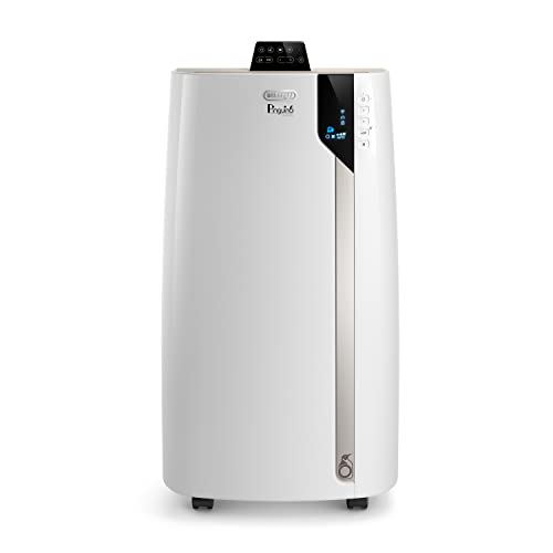 De'Longhi Pinguino PAC EX130 CST WiFi Mobiles Klimagerät mit Abluftschlauch, Klimaanlage für Räume bis bis 120m³, Luftentfeuchter, Ventilationsfunktion, 24h-Timer, Energieeffizienzklasse A, Weiß