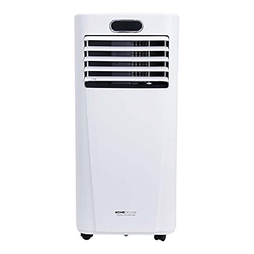 HOME DELUXE - Klimaanlage Mobil SET MOKLI XL DELUXE - 9000 BTU/h (2.600 Watt) - Mobiles Klimagerät mit 5in1 System: kühlen, heizen, entfeuchten, lüften, Nachtmodus