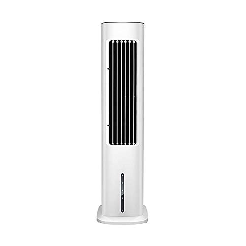 klimaanlage Wohnung, Ohne Abluftschlauch Lüfter Sommer Heißer Tragbare Verdampfungsluftkühler mit Fernbedienung 3 Lüftergeschwindigkeiten 55 W 7-Stunden-Timer und Wassertank White-136 Verdunst