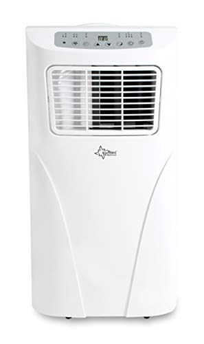 SUNTEC Mobiles Klimagerät Effect 9.0 Eco R290 – Klimaanlage mobil und leise mit Abluftschlauch – Kühler & Entfeuchter für Räume bis 34 qm – Mobile Kühlung für Wohnung & Büro – 9.000 BTU – 2.637 Watt