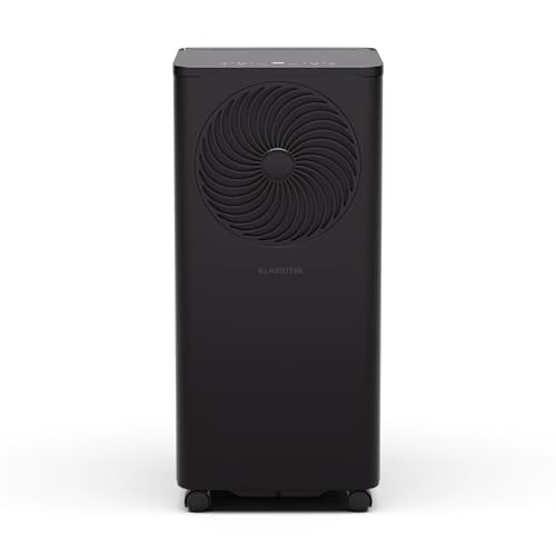 Klarstein mobile Klimaanlage mit Abluftschlauch, 7000 BTU - praktischer Luftentfeuchter, Ventilator & Kühler in einem, inklusive Kit - ideal für Räume bis 25 qm