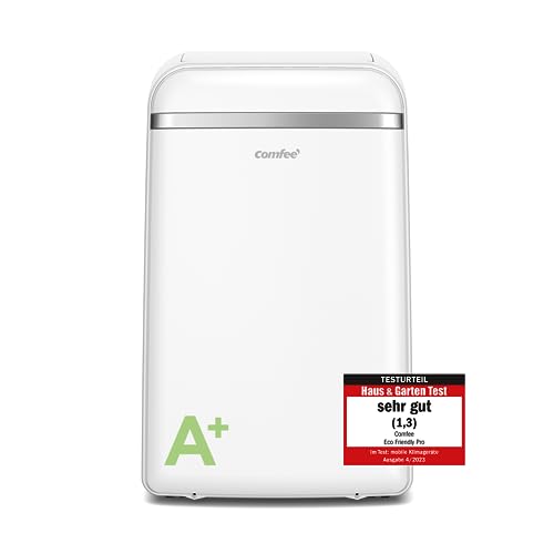 Comfee Mobiles Klimagerät Eco Friendly Pro, 10000 BTU 2,9kW, Kühlen&Ventilieren&Entfeuchten, Raumgröße bis 98m³(36㎡), Mobile Klimaanlage mit Abluftschlauch