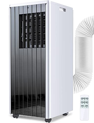 IAGREEA Mobiles Klimagerät, 5-in-1 Klimaanlage | Kühlen Entfeuchten Ventilieren Zeitschaltuhr Schlaf, 2,6 kW Wohnung Schlafzimmer Klimaanlage mit Abluftschlauch, Portable Air Conditioner (9000 BTU)
