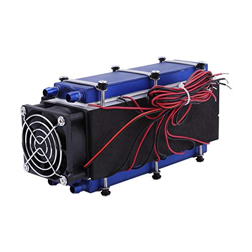 Mini Klimaanlage, DC 12V Halbleiter Kältemaschine Kühler Luftkühlung Kühlkörper DIY Gerät mit Lüfter - 8 Chips