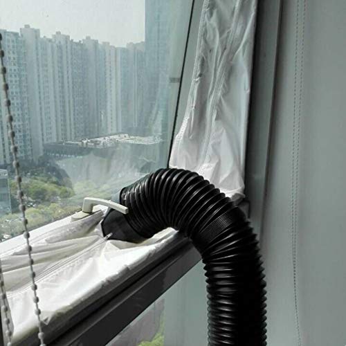 NO LOGO LIU-Shun-BAO 4m Air Lock Fensterdichtungs-Stoff-Plattendichtung for Mobile Klimaanlagen Klimaanlagen Wasserdichtes, weiches Zuhause Flexibel