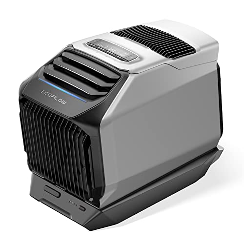 ECOFLOW WAVE2 mobile Klimaanlage mit 1159 Wh zusätzliche Batterie, 5100 BTU schnelle Kühlung, APP Steuerung, für Camping/Wohnmobile im Freien oder zu Hause