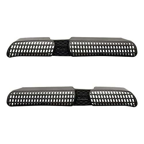 HISports Auto Air Vent Abdeckung Rücksitz Klimaanlage Outlet Cover Auto Lüftungsgitter Abdeckung kompatibel mit Kodiaq Karoq Skoda Golf·Sportsvan Tiguan L Audi Q3 Seat Air Conditioner Outlet Cover