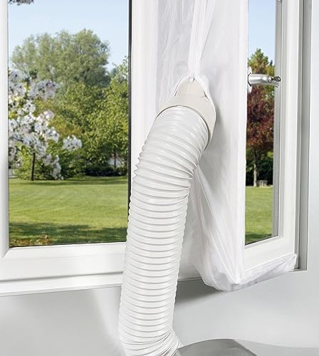 Comfee Fensterabdichtung Hot Air Stop für mobile Klimageräte und Abluft-Wäschetrockner, weiß, 10000196
